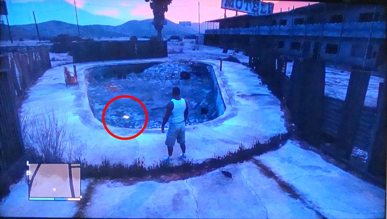Carta Sandy Shores, motel abandonado